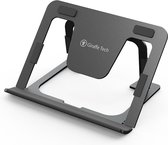 Tablet houder - Tablethouder - Laptopstandaard verstelbaar - Grijs - Ergonomisch design - Metaal