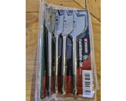 Parkside Platte freesset 4-delig