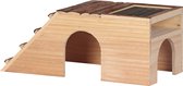 Duvo+ knaagdieren houten huis 48x22x20cm