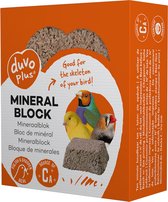 Duvo+ mineraalblok 8 x 80g - 6,5x5,3x2,5cm