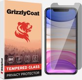 GrizzlyCoat Easy Fit AntiSpy Gehard Glas Privacy Screenprotector voor Apple iPhone X