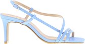 Tango | Ava 3-c blue strap carre mule - covered heel/sole | Maat: 42