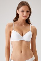 Viuma Vrouw Wit 600561  Voorgevormde Push up Beugel Bh Dagelijks Comfort Hoogwaardig Kwaliteit