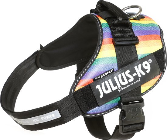 Julius-K9 IDC®Powertuig, 2XL - maat 3, regenboog