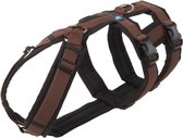 Annyx Safety veiligheidstuig anti-ontsnappings hondentuig maat XS zwart bruin- voor een borstomvang 43 cm tot 52cm