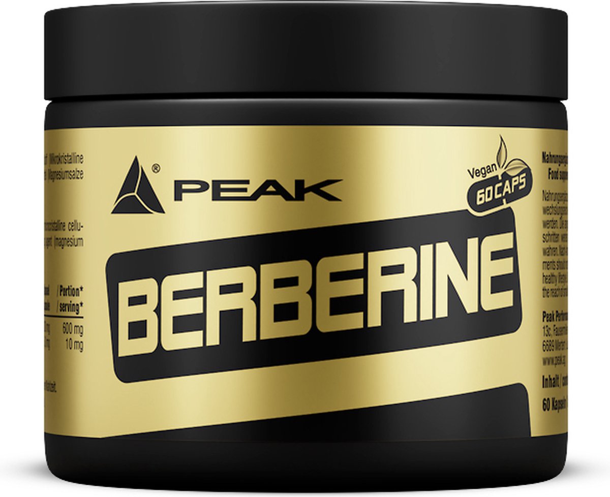 Goedkoopste Peak Berberine (60) Unflavoured - Testosteron Booster - Testo Booster-Complex