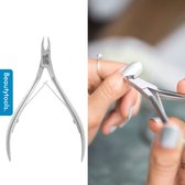 Beautytools Nagelriem Knipper/INOX Vellentang Voor Het Verwijderen Van Nagelriemen (Cuticle Cutter) - 3 mm Bek (Square Box) (NN-2359)