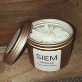 SIEM/Nova Flower/100% natuurlijke kaars/cocoswax/vegan/geurloos&anti-allergisch