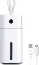 Luchtbevochtiger Slaapkamer - 200 ml - via USB - 4~8uur werktijd - tot 10 m2 - Humidifier - Aroma diffuser - Voor slaapkamer, Kantoor, Auto, Alleen kleine ruimtes