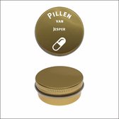 Pillen Blikje Met Naam Gravering - Jesper