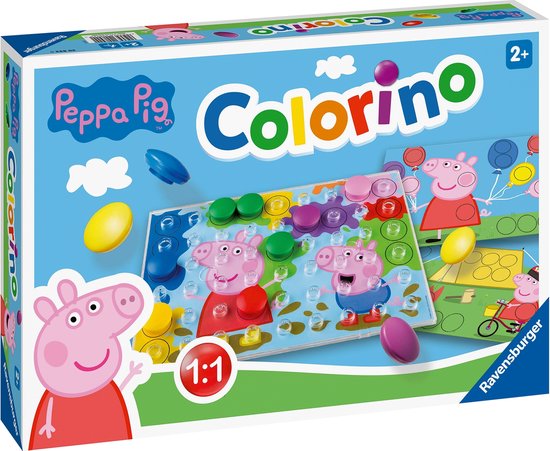 rust Shipley Onzorgvuldigheid Ravensburger Peppa Pig Colorino - Educatief spel | Games | bol.com