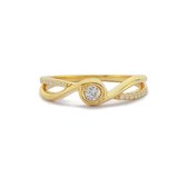 2bs jewelry dames ring, diamanten ring, gouden ring, Valentijns cadeau, 14k goud, SI