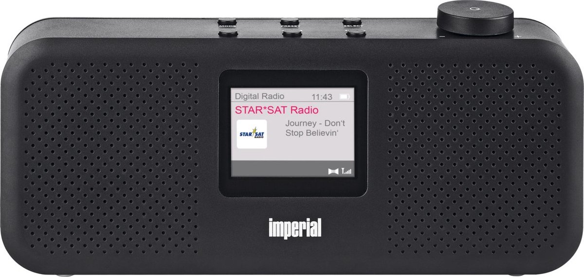 Imperial Dabman 16 zwart DAB+ stereo radio, FM, alarm, sleeptimer
