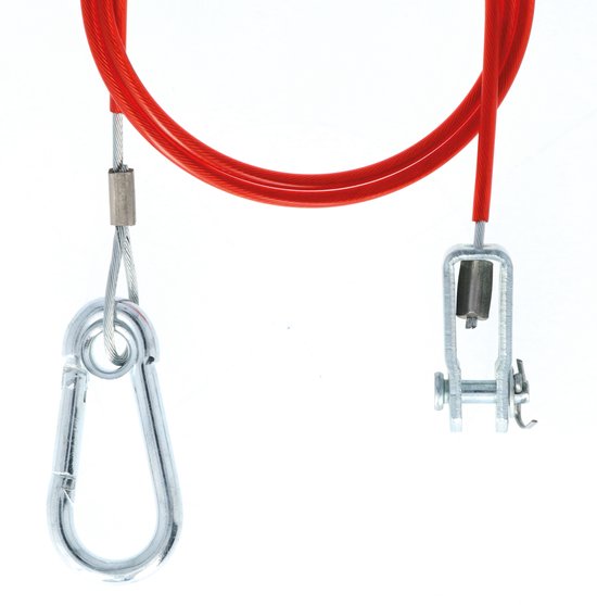 Carpoint Breekkabel met Musketonhaak - 100cm - 1500N/150kg - Breekkabel voor Aanhanger en Caravan van Carpoint — afbeelding 2