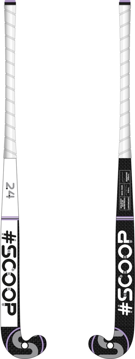 WDN Zaalhockeystick Junior Design 1 - Mid Bow - Indoor - Purple - 35 Inch - Cadeau