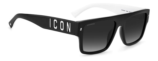 DSQUARED2 zonnebril ICON 0003/S Mannen-Zwart van Dsquared2 — afbeelding 3