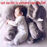 littlecutiez - Olifant Knuffel 40 cm - Knuffeldier - Knuffels - Grijs – Original