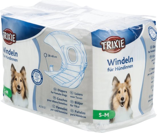 Trixie Hondenluier Teef XL 12 stuks