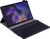 Case2go - Tablet Toetsenbord Hoes compatibel met Samsung Galaxy Tab A8 (2021) - 10.5 inch - met Draadloos Bluetooth Toetsenbord en Stylus pen houder - Zwart