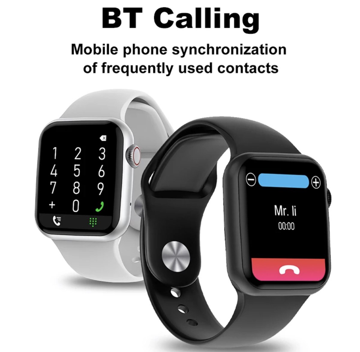 Smartwatch Rankos DT7 PRO- Sporthorloge - Smartwatch Dames \u0026 Heren - Blauw  siliconen | bol.com