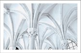 Walljar - Ceiling Arches - Muurdecoratie - Poster met lijst