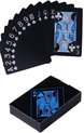 Afbeelding van het spelletje Waterafstotende Kaarten - Kaartspel - Blauw met Zwart