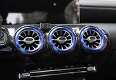 Blauw Luchtrooster Decoratie Ringen Aluminium Geschikt Voor Mercedes A Klasse W177 V177 A180 A200 A220 A250 Vanaf 2019