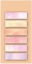 Sticky notes – Index tabs – Memoblok – Notitieblok – Plaknotities - Plakbare briefjes – voor Studieboek of Schoolboek – 120 vel – Blossom