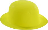 Carnival Toys Hoed Bowler Fluorescerend Geel One-size