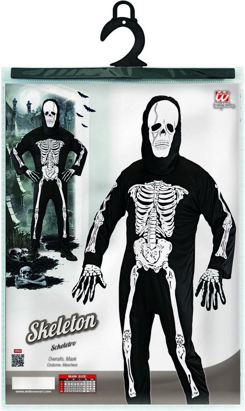 Spook & Skelet Kostuum | Mr. Skeleton Rontgen Kostuum Man | Large |  Halloween |... | bol.com