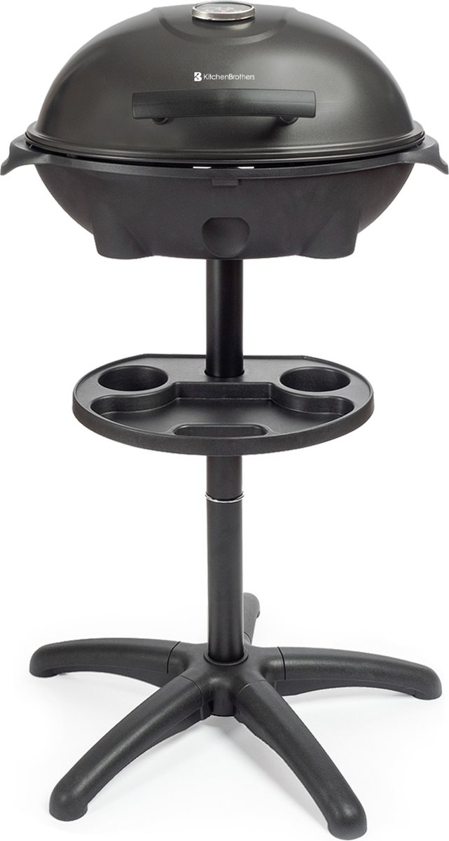 KitchenBrothers Elektrische BBQ met Grillplaat Antiaanbaklaag