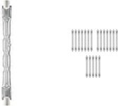 Voordeelpak 20x Osram Haloline 64696 Eco ES 120W 230V 11.4cm R7s long