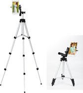 4 sections aluminium camera tripod phone stand with phone houder for iphone samsung xiaomi huawei