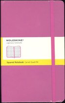 Moleskine  Notebook Large SquaRed Magenta Hard