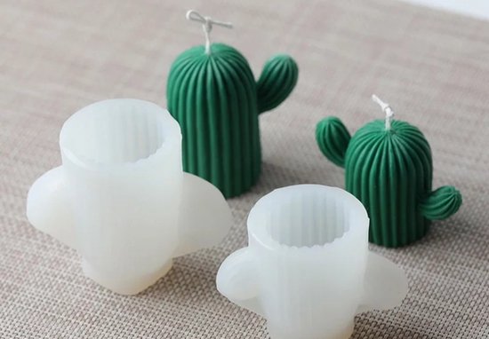 Kaarsmal set cactus S en M - zelf kaarsen maken - kaars - mal 2 stuks |  bol.com