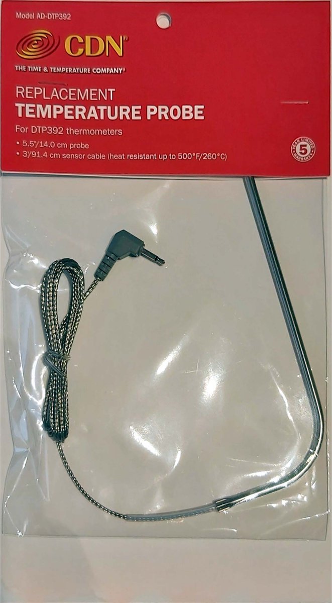 CDN Replacement Temperature Probe for DTP392 Probe Thermometers