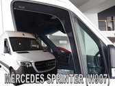 Zijwindschermen tbv mercedes Sprinter type W907 model vanaf 2018 Team Heko set tbv donker getint pasvorm a 2 stuks raamspoilers fenders visors