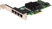 Intel I350 QP - Network adapter - PCIe - Gigabit Ethernet x 4 - for PowerEdge R230, R340, R440, R740, R7415, R7425, R840