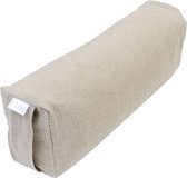 Travel Yoga bolster natuurlijk linnen rechthoekig - Pure