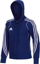 Adidas T8 Team Hoody - Sportvest met kap - Dames - Navy - Maat XL