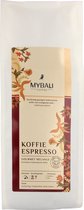 MyBali Coffee, Espresso, 0,5 kg, (H)eerlijke Indonesische koffie, Direct Trade, melange van Arabica uit Sumatra (60%) en Robusta uit Java (40%). Traditioneel gebrand voor heerlijk