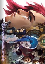 Poster Arcane - Arcane - Netflix - Game - League of Legends - Jinx - Vi - Cadeau - Posters - Arcane serie - Games  - Decoratie - A2 - 60X42 - Geschikt om in te lijsten