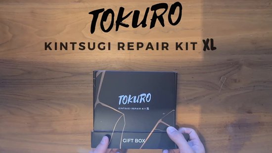 Tokuro Kintsugi Repair Kit XL - Bio Repair Kit - 6 Couleurs: Or