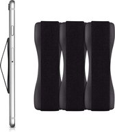 Elastische Vinger Sling Grip Universele Smartphone / Tablet Houder - Zwart