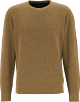 Casa Moda - Pullover O-Hals Melange Geel - L - Regular-fit