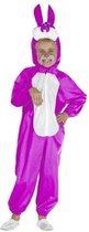 Paashaas Kostuum | Hopperdehop Paashaas Roze Kind Kostuum | Maat 98 | Carnaval kostuum | Verkleedkleding