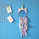 Dromenvanger kind - Kleurrijk unicorn dromenvanger - Dreamcatcher kids -  Eenhoorn - Dromenvanger met bloemen- Kerstcadeau kind -Hii You