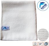 Flipper Wafelhanddoek Wit - Soepel en zeer sterk absorberend - Droogt Snel - 45 x 65 cm - 3 Stuks