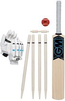 Gunn & Moore - Neon Cricket Set - Met Tas - Maat 6 - Buitenspeelgoed voor Kinderen - Slagbal - Honkbal - Speelgoed/Sport