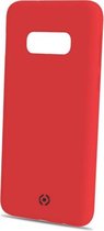 Celly Feeling Silicone Back Cover Samsung Galaxy S10E Rood